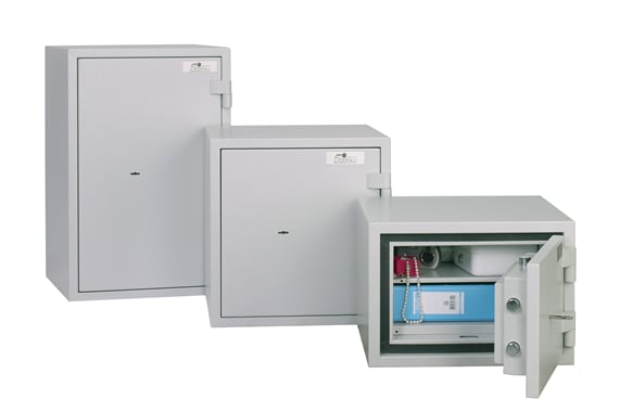 Tre størrelser af BRF pengeskabe